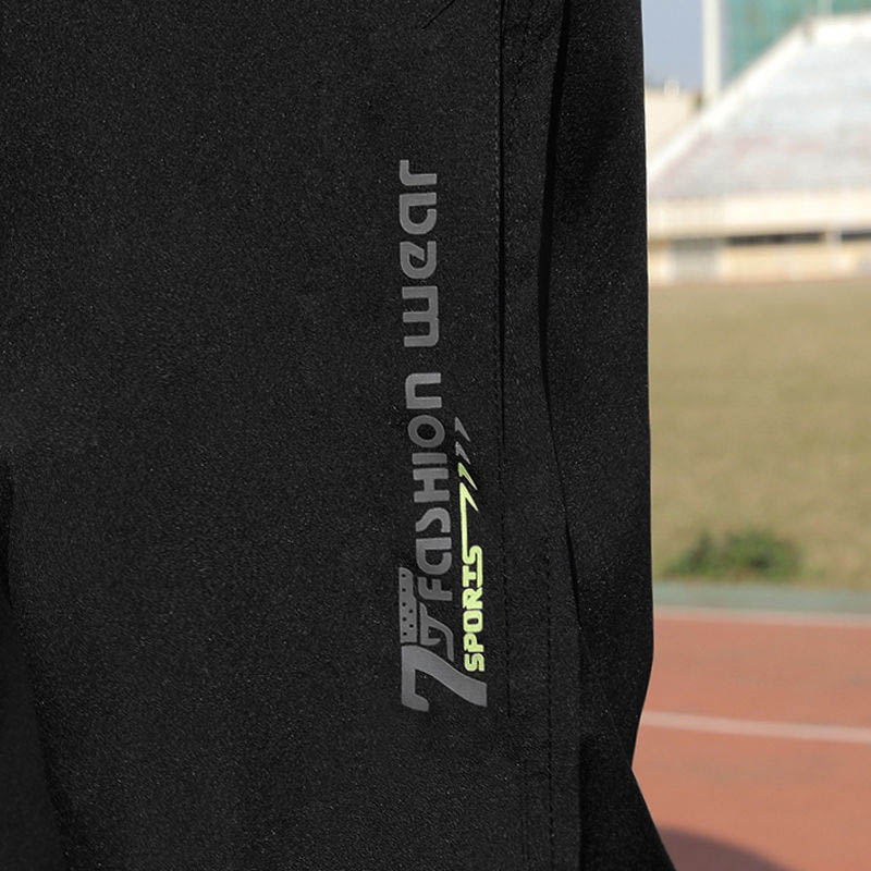 Herren Sommer Oberbekleidung Eisseiden-Shorts Locker Cropped Hosen Dünne Abschnitt Übergröße Lässig Sport Schnelltrocknend Oberbekleidung Shorts