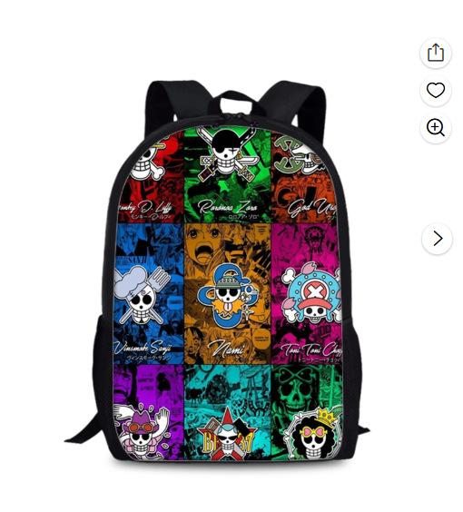 Student Schoolbag Cartoon Backpack Set 3D Digital Printing Backpack