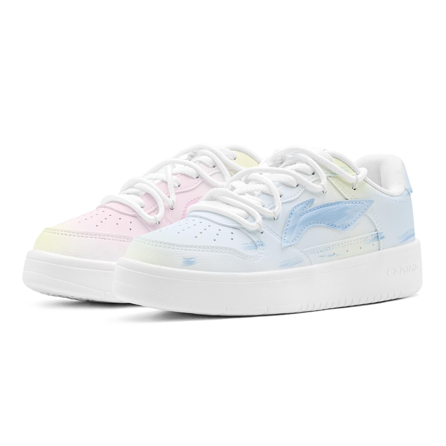 

Li Ning Floating Boat Slip Resistant Coverage Slip Resistant Coverage Low top Skateboard Shoes Women s AGCS420-6(TeamS2-) 35.5