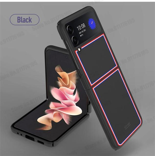 Candy Color Matte Flip Phone Case Pour Samsung Galaxy Z Flip 3 Skin Feel Forsted Hard Protection Cover Pour Galaxy Z Flip3 5g Ultra Slim Phone Case Capa Acheter A Prix Bas