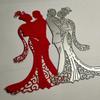 Dancing Girl Metal Cutting Dies Scrapbooking Stencils Die Cuts Card Embossing DIY Album Photo Template Molds Decorations