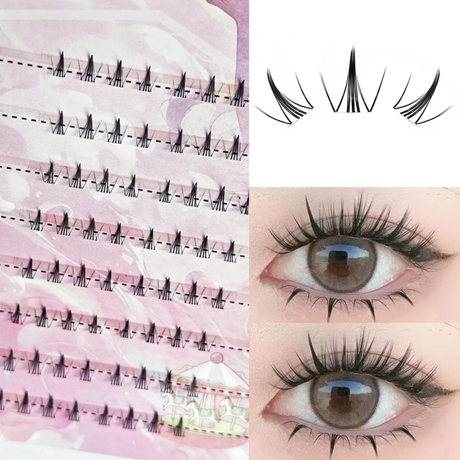 Cat Claw Shaped Lower False Eyelashes Lightweight Comfortable Eyelash Extension for Party Holiday Lower Eyelashes