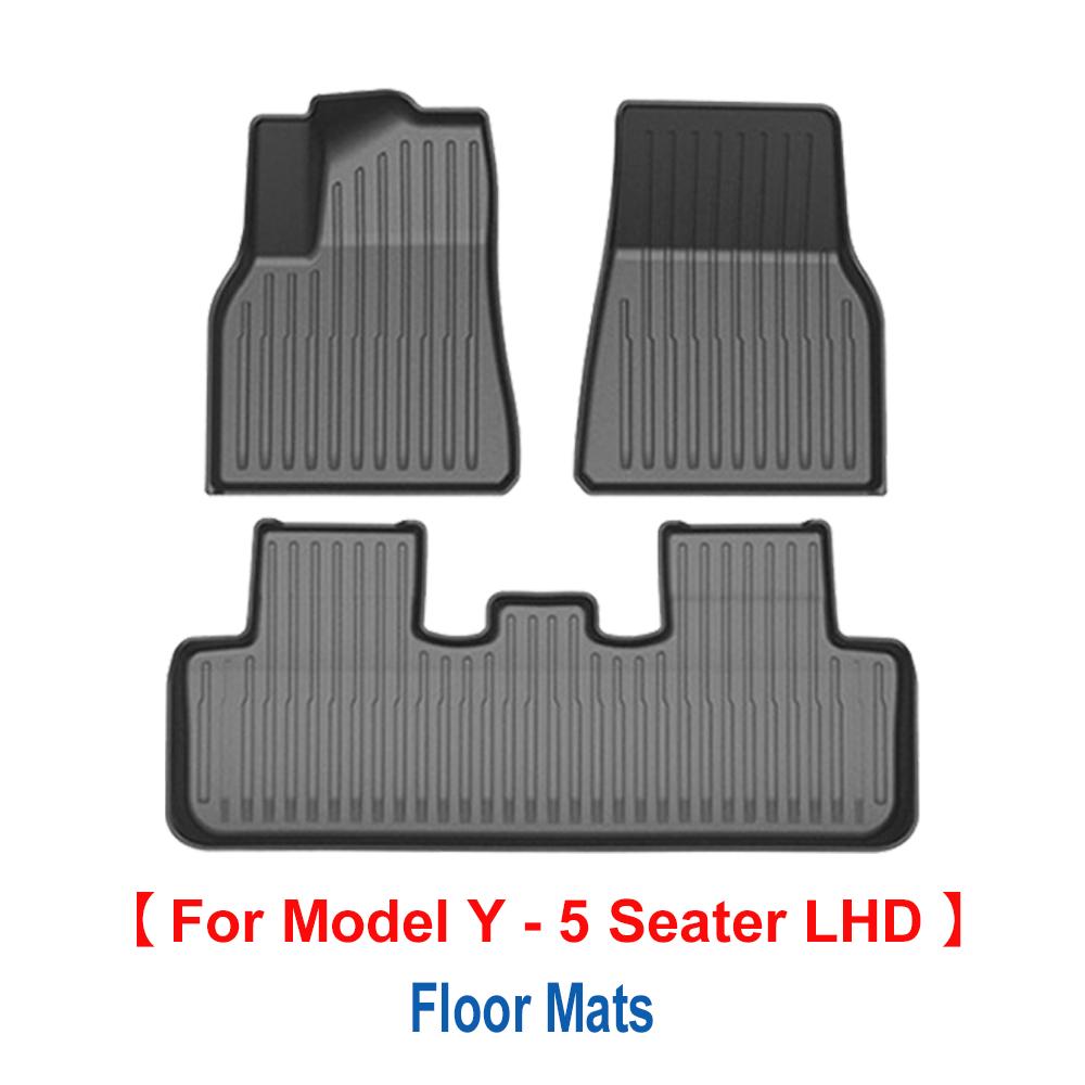 For Tesla Model Y 7 Seater and Model Y 5 Seat All Weather TPE Waterproof Anti-Slip Floor Mat Cargo Liner 2020-2023 Accessories