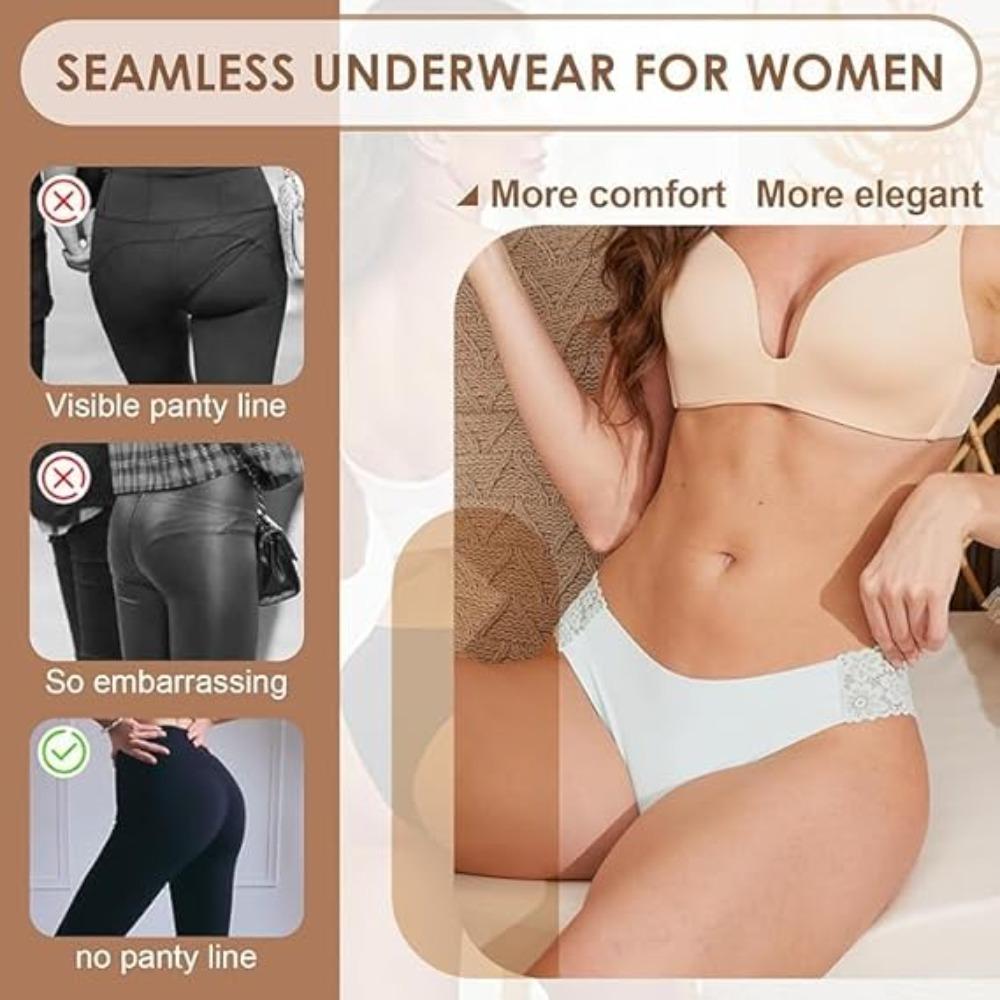 3Pcs/Set Lace Woman Panties Silk New Female Underwear for Woman Seamless Solid Lingerie Panties 3Pcs Free Shipping
