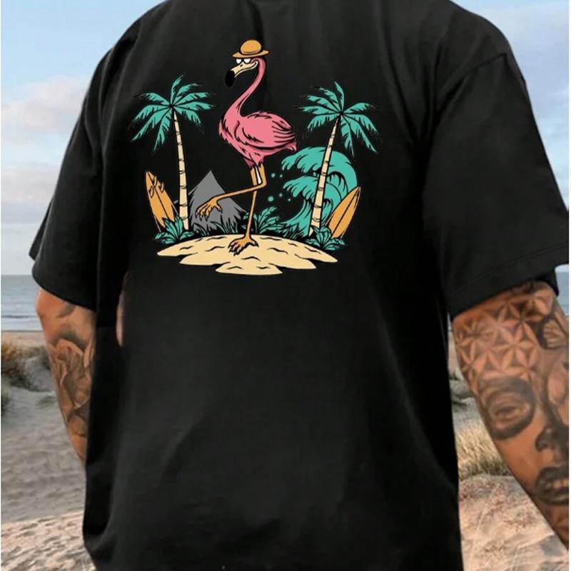 New Summer Men's Fashion T-shirt Printed Men's T-shirt Top