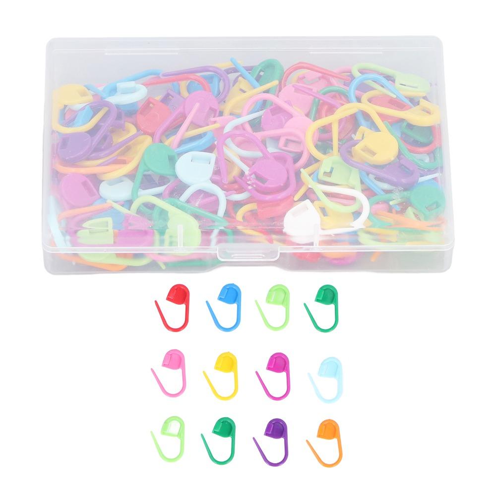 120 Pcs Plastic Crochet Markers 105*72*18mm Needle Clips Convenient Stitch Markers  Yarn Crafts