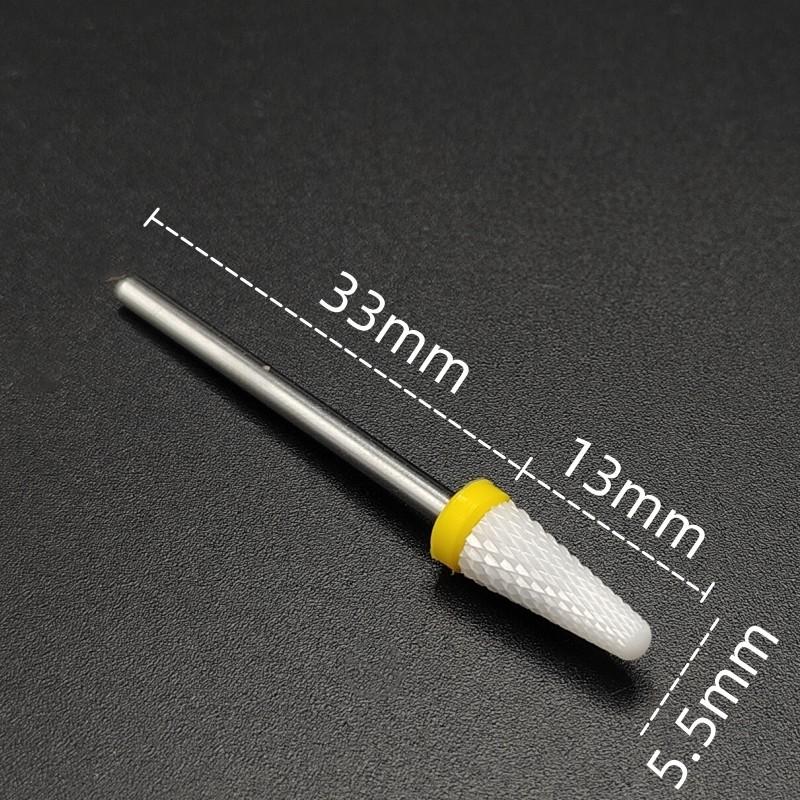 1 Piece Ceramic Nail Art Drill Rotary Cutter Cleaning Device for Nail Art Machine Accessories Removal Nail Gel Tool