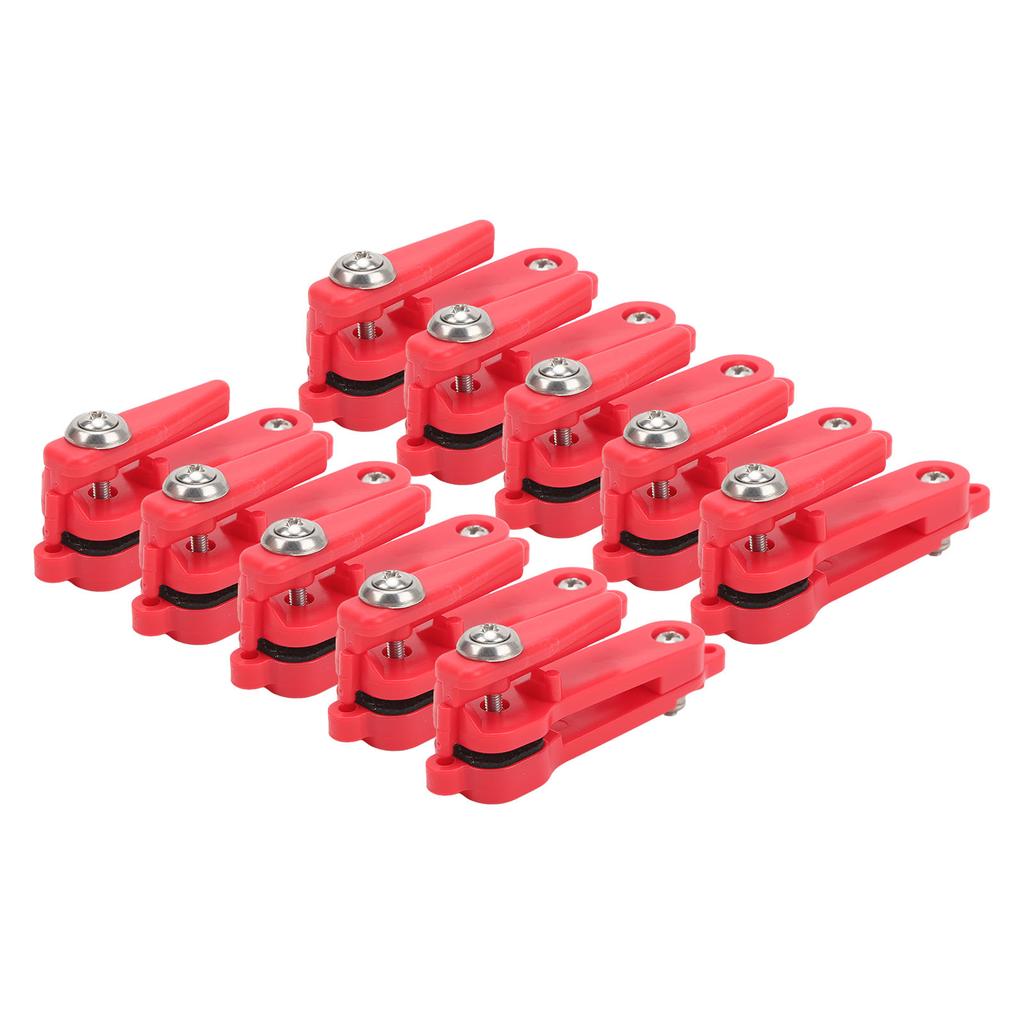 10PCS Heavy Tension Snap Release Clips Lightweight Portable Padded Release Clips Trolling Clips for