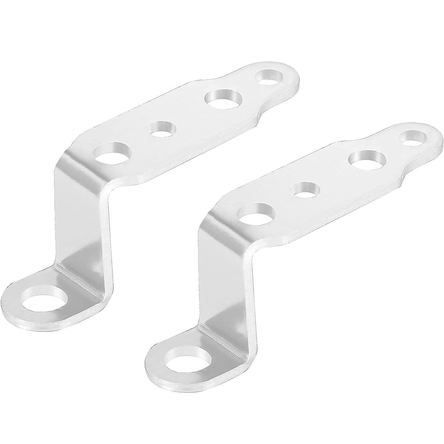 

Кронштейн для светодиодной фары мотоцикла, зеркало заднего вида, лампа, удлинитель, держатель, зажим, аксессуары для мотоциклов и скутеров серебряный