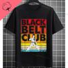 Unisex Funny Karate Graphic TShirt  Keep Training Until The Belt Turns Black Slogan Pure Cotton Shortsleeve Sports Tshirt