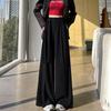 Women's Spring 2025 French-Style High-Waisted Wide-Leg Suit Pants