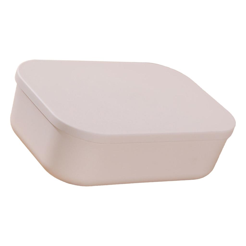 Desk Organizer Plastic Desktop Storage Box Container with Lid Dustproof Stackable Cosmetic Storage B