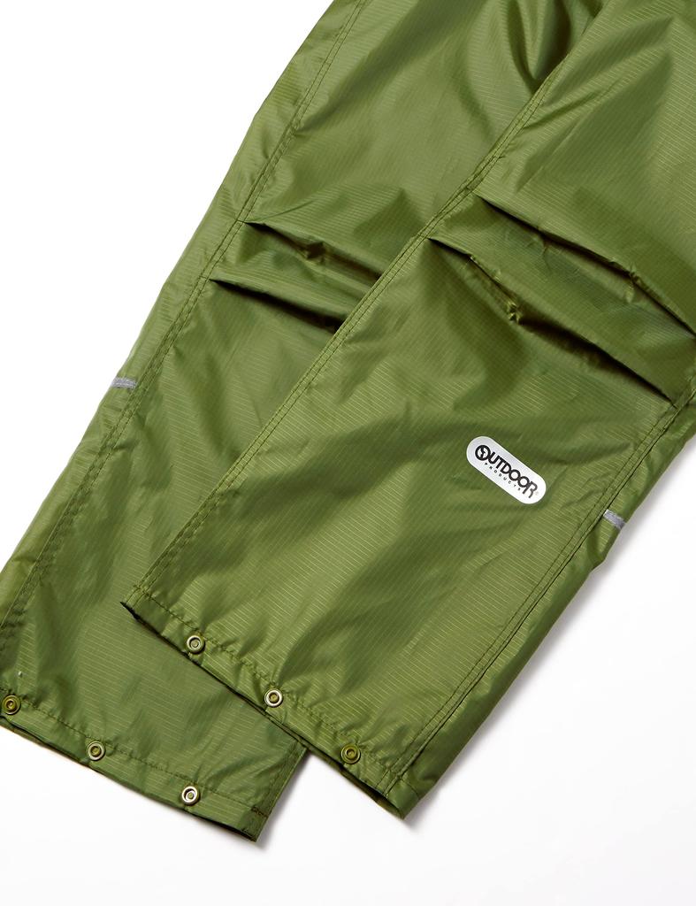 Outdoor Products Kids' Rain Pants, 150cm, Khaki