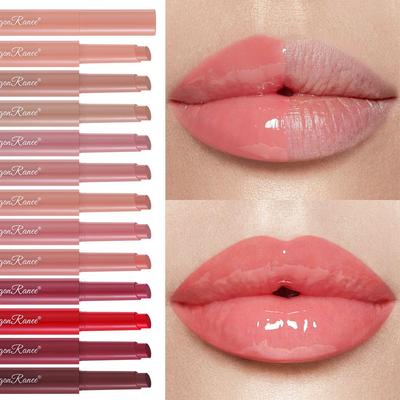 Jelly Lip Press Lipstick Pen Lip Gloss Hydrating Lip Gloss Mirror Fading Lip Lines Moisturizing Lipstick