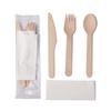 160mm Birch Disposable Wooden Cutlery Set - Alternative To Plastic, Eco Friendly, Biodegradable, Compostable Cutlery
