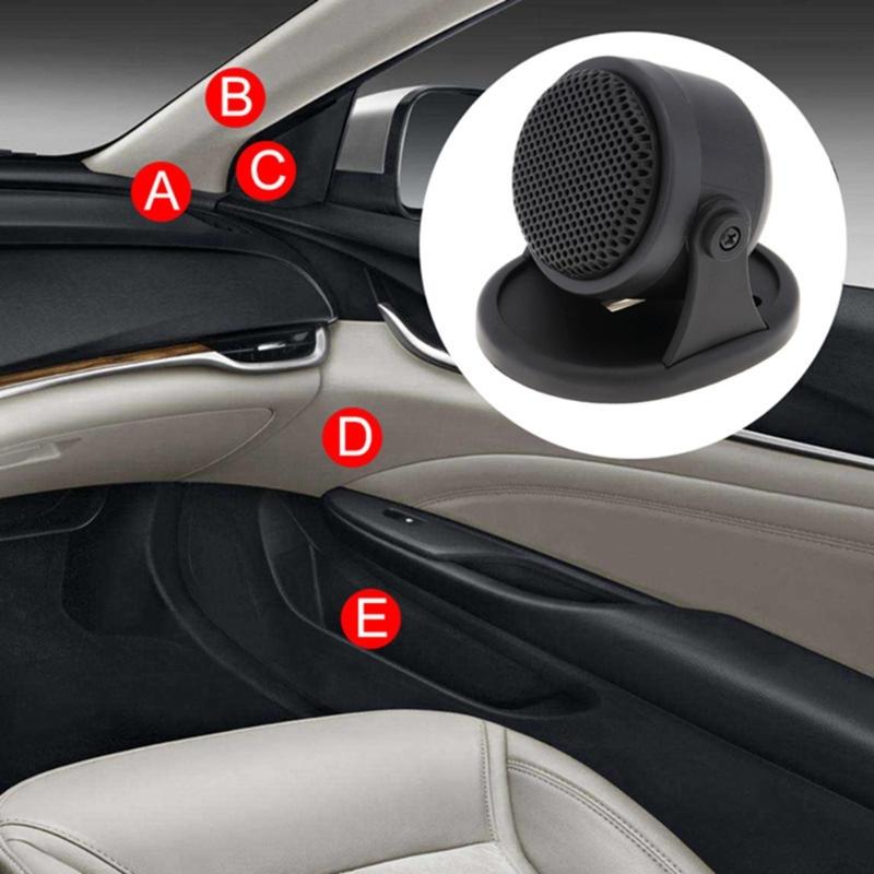 Pre-wired Car Audios Tweeter Universal High Efficiency Mini Dome Tweeter Loudspeaker 20W Loud Speaker