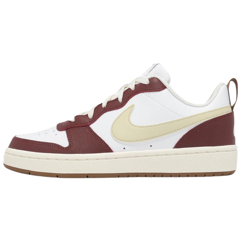Nike Court Borough 2 Wear Resistant And Lightweight Low Top Skateboard Shoes Women's Red IB4706-121(Team329-)