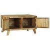Coffee Table Brown 80 X 54 X 45 Cm Solid Mango Wood