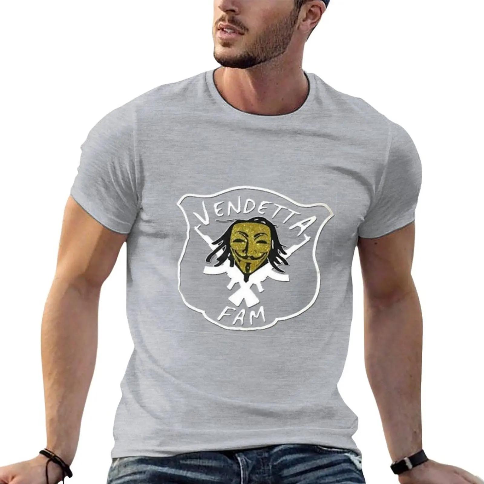 

blazinglika vendetta fam TShirt vintage graphic tee blue archive graphic shirts men S