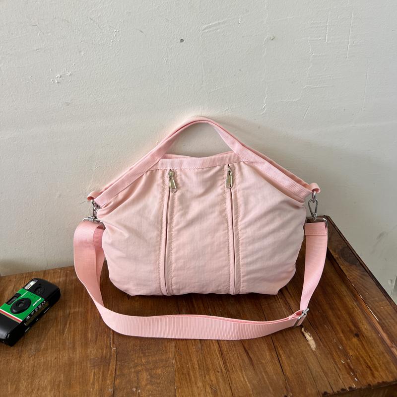 Wasserdichte Nylon-Tragetasche für Damen, große Kapazität, Umhänge-Crossbody-Handtasche mit Reißverschluss
