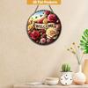 Vintage Welcome Sign Floral Wreath Round Rustic Wall Art Home Garden Farmhouse Decor