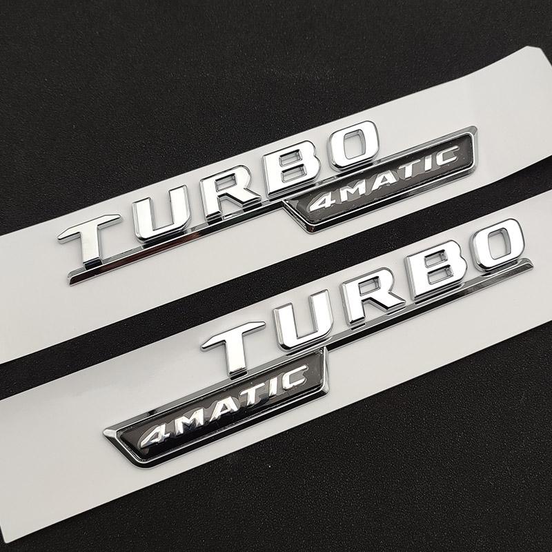 3d ABS Chrome Black A45 S Logo A45S Emblem Sticker Trunk Car Letters Turbo 4matic Badge For A45S AMG W177 Accessories