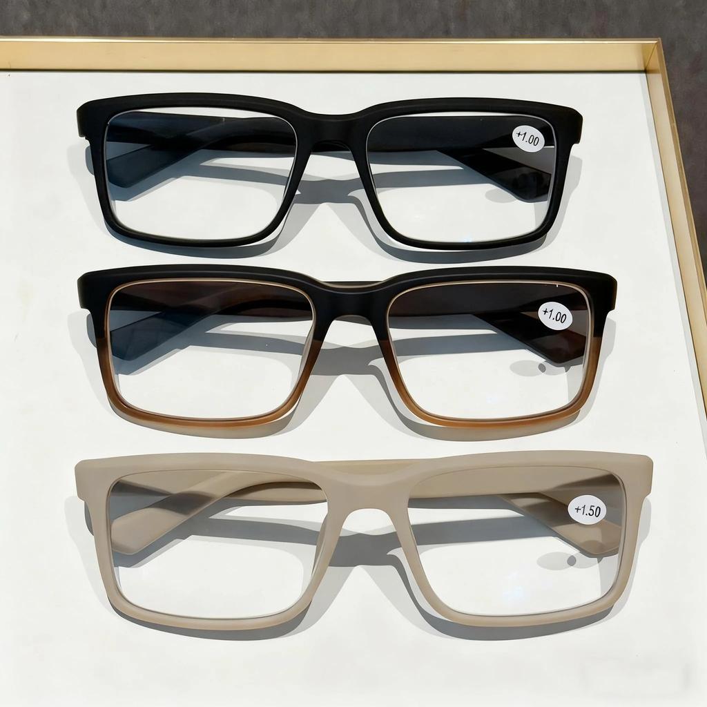 New Fashionable Personalized Hd Women'S Reading Glasses Ultra Light Neutral Simple Versatile Anti Blue Light Glasses