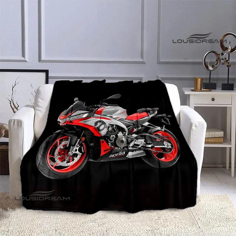 Aprilia Motorcycle Logo Printed Blanket Children's Warm Blanket Soft and Comfortable Blanket Home Travel Blanket Birthday Gift