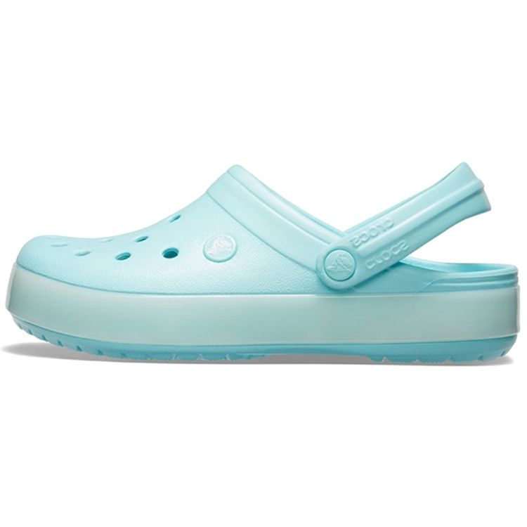 Crocs Classic Clog Translucent Beach Hole Sports Sandals Ice Blue Men Sandals 205894-4S3
