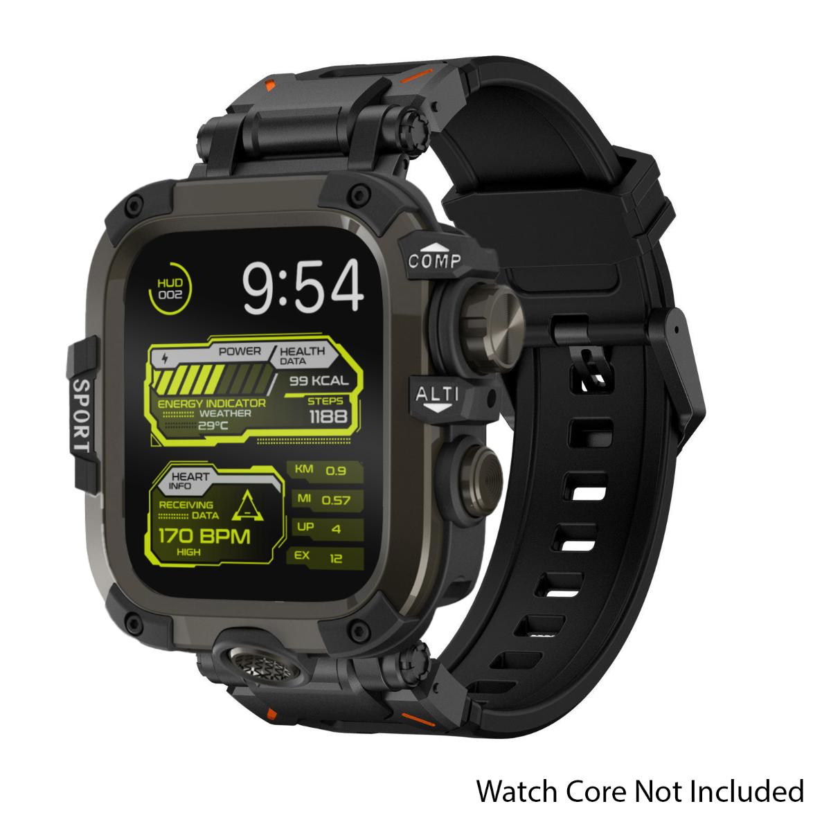 

Чехол + Ремешок для Apple Watch Ultra 3/2 49 мм 46 44 45 мм Силиконовый Ремешок Водонепроницаемый Сплав Покрытие Браслет для IWatch series 11 10 9 8 7 49mm for ultra 3 2 1