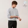 Navigare Men's Combed Cotton Long-Sleeve Striped Shirt