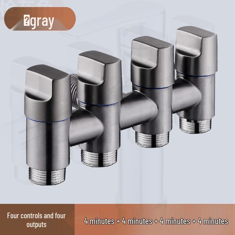Multi-Way Water Valve Splitter for Washing Machines and Faucets