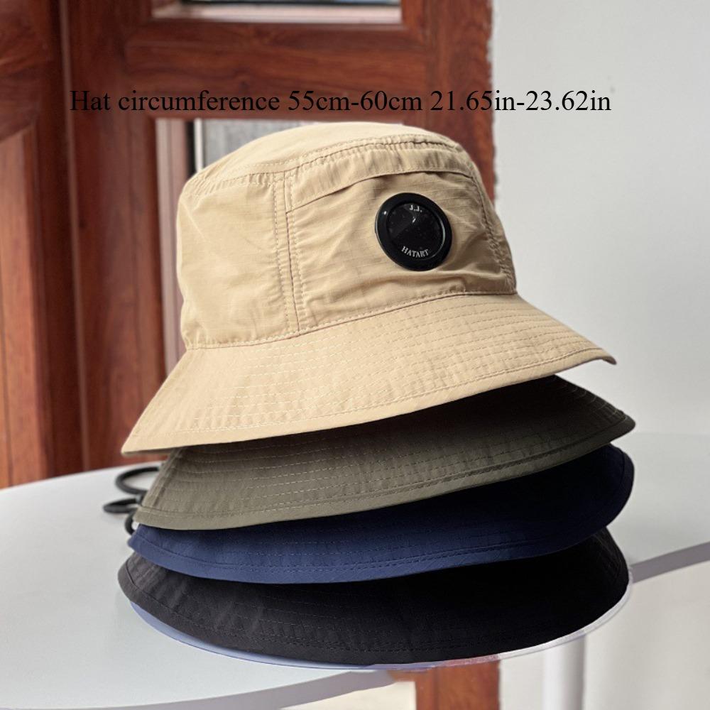Wide Brim Sun Hat Outdoor Fishing Uv Protection Lightweight Quick-Dry Foldable Bucket Hat Korean Style For Hiking