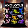 Colorful Cartoon Salamander 2D Flat Pattern Flannel Blanket High Quality All Seasons Warmth and Comfort Perfect for Christmas Gifts.