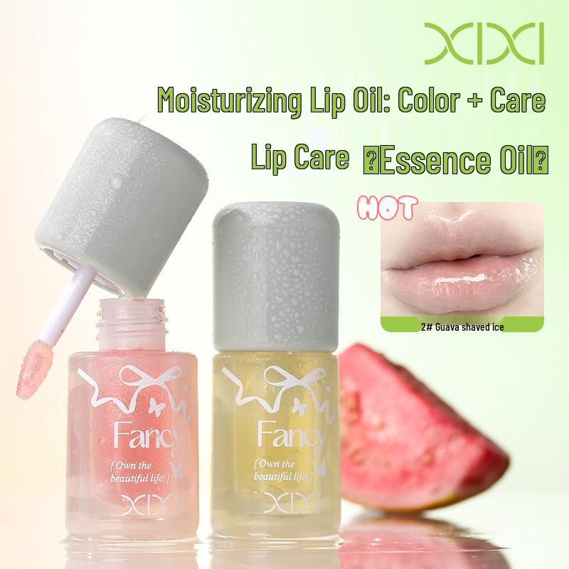 Xixi Lip Oil: Light & Moisturizing with Mirror Shine for Plump, Hydrated Lips. Perfect for Autumn/Winter To Prevent Dryness & Cracking.