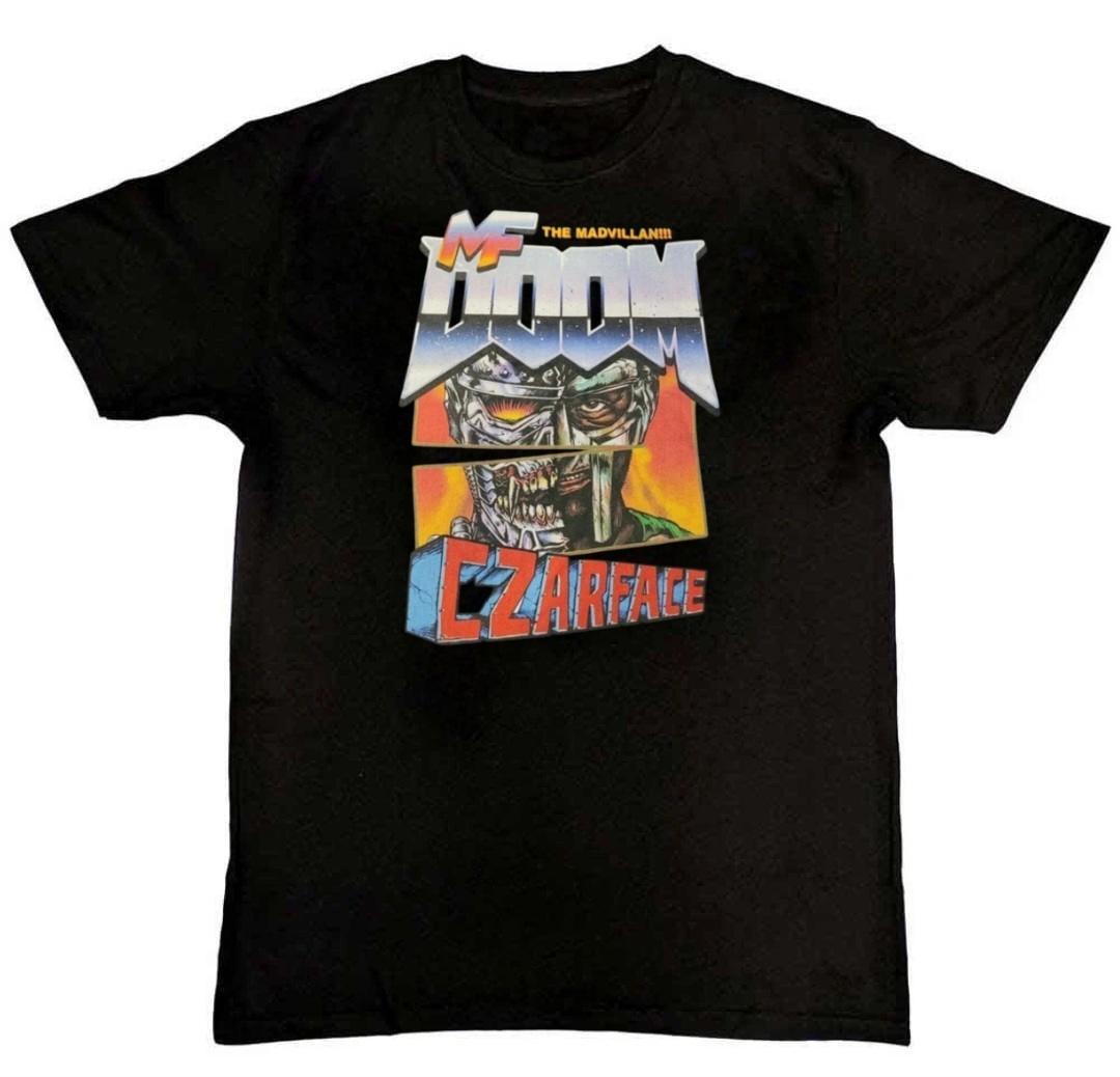 MF Doom Meets Czarface Collab Graphic Print Mens T-Shirt L