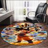 DRAGON BALL Print Round Rug, Washable Floor Carpet, For Entryway Dorm Laundry Room Office Study, Home Decor Birthday Christmas Gift