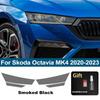 TPU PPF for Skoda Octavia MK4 MK3 2017-2026 High Gloss Smoke Black Pre Cut Car Headlight Protective Film Anti-Scratch Vinyl Wrap