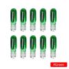 10Pcs W2W T5 12v 1.2w Car Halogen Lamp Instrument Lights Dashboard Bulb Blue Red Amber Yellow Auto Interior Light Car Styling