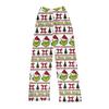 Women's Casual Fashion Christmas Printed Trousers Plush Casual Pants