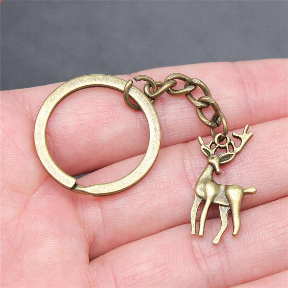 Christmas Day Holiday Festive Keychain for Men New Arrival Casual Graduation Gift Vintage Wallet Accessory