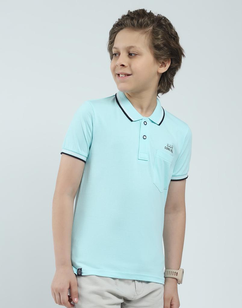 MONTE CARLO Men's Regular Fit Solid Half Sleeve Polo T-Shirt