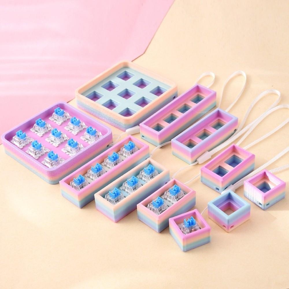 Rainbow Gradient Mechanical Keyboard Switch Tester Blue Mechanical Switches Keyboard Accessories