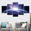 5Pcs Universe Galaxy Space Star Decor Pictures Poster HD Print No Framed Room Decor Canvas Paintings Wall Home Decor 5 Panel