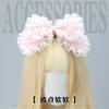 Handmade Lolita Big Bow Hairpin Lace Comics Hairpin Tea Party KC Girl Polka Dot LO Girl Hair Accessories Headgear