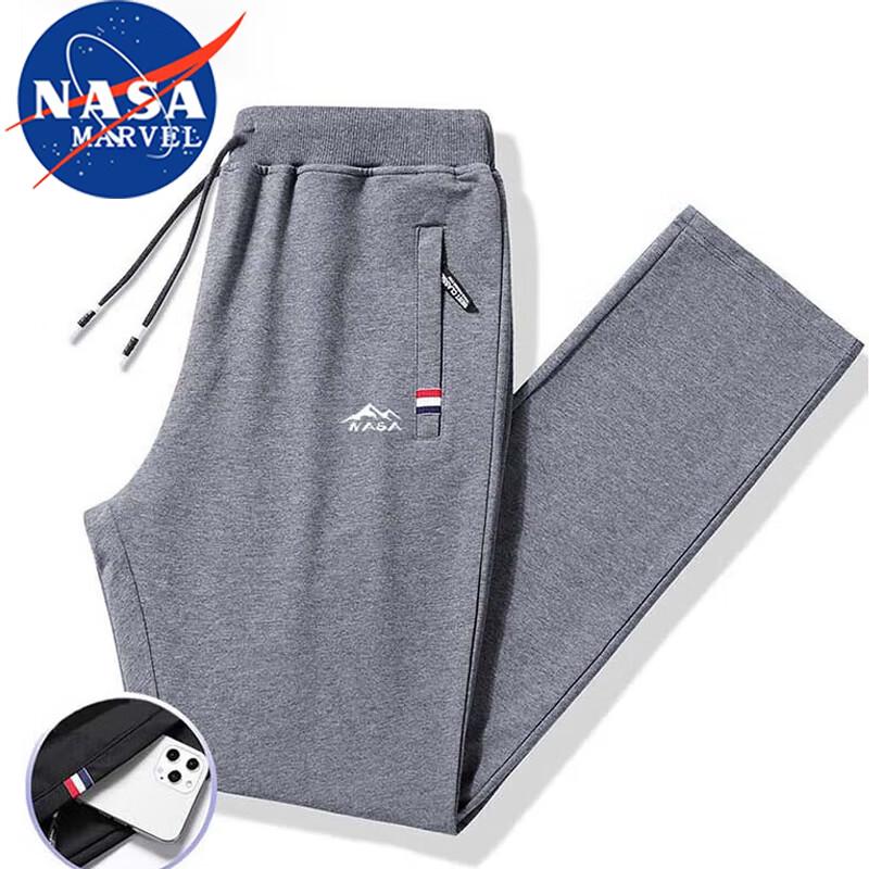 NASA MARVEL Men's Straight-Leg Casual Pants