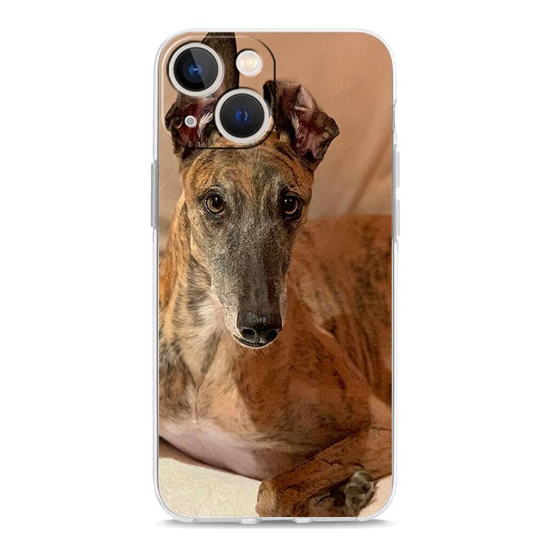 Phone Case For iPhone 17 Air Cases iPhone 16 15 12 13 14 Pro Max SE 7 8 Plus iPhone11 Clear Soft Cover Galgo Greyhound Dog