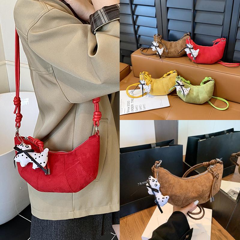 Stil Kleine Wasserklößchen-Form Schultertasche mit Reißverschluss