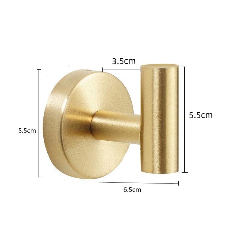 Stainless Steel No-Drill Suction Cup Wall Hook for Coats & Hats - Black