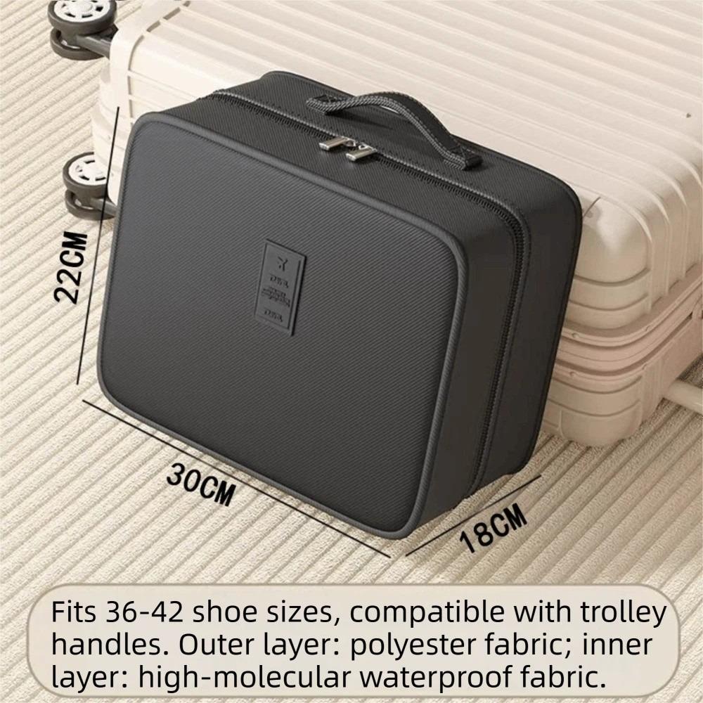 Zipper Travel Shoe Bag Multi-layer Storage Box Sneakers Storage Bag  Store 4 Pairs of Shoes